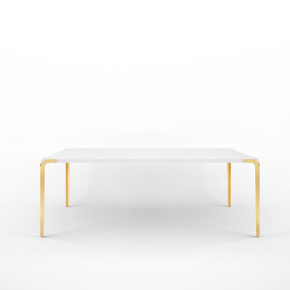 Natalia Dining Table Ivory Long