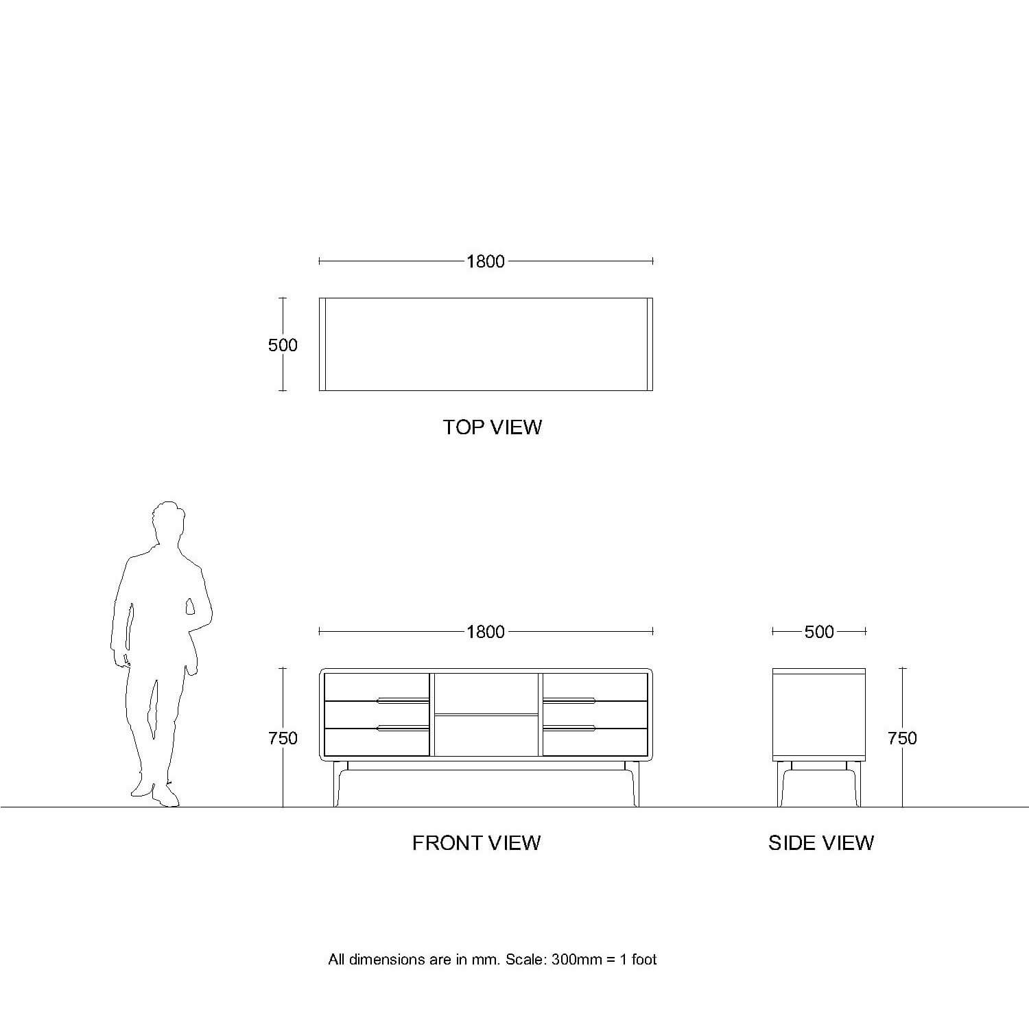 Side Unit Grande - AMAZNG Furniture & Accessories